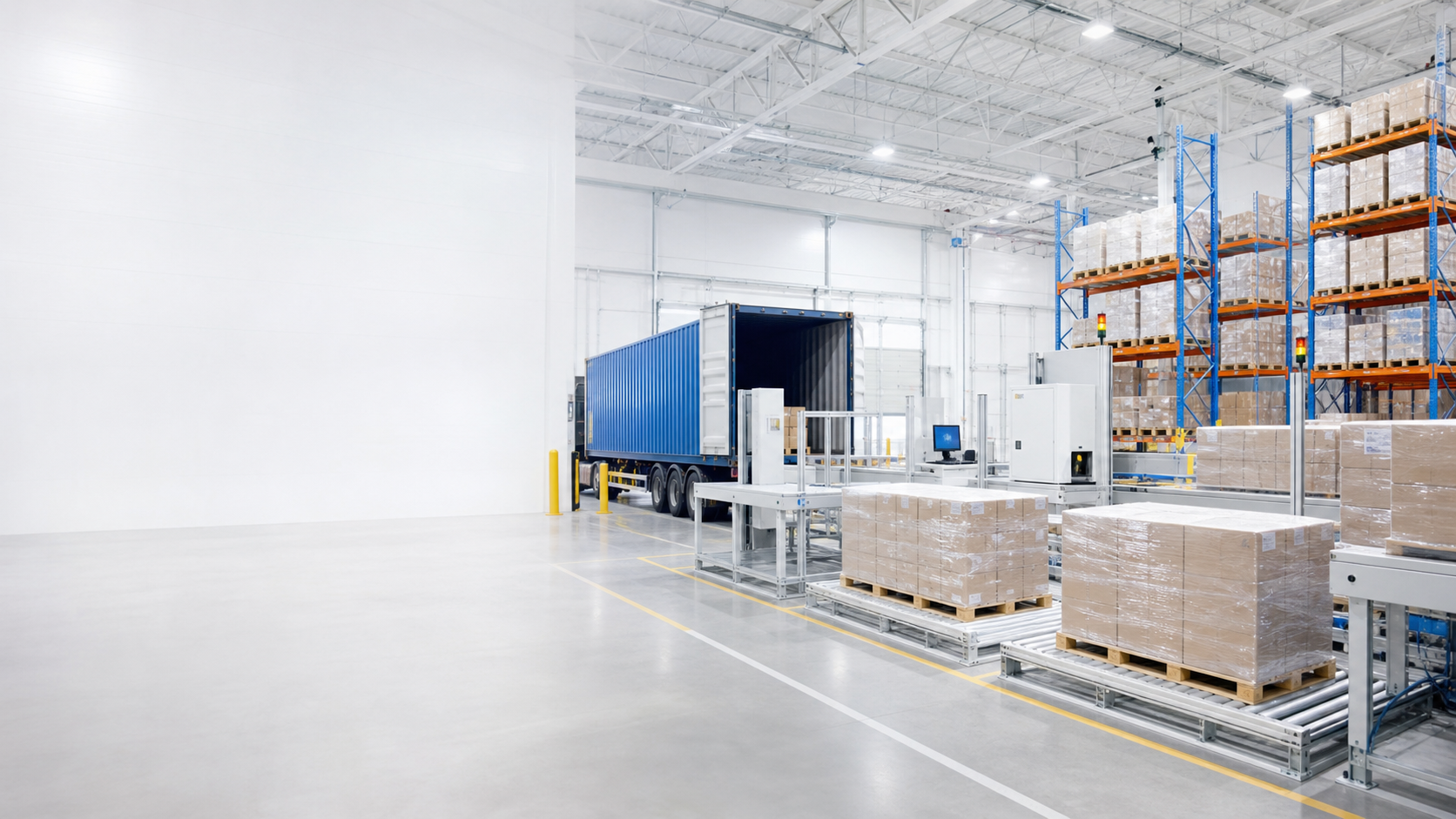 Reverse logistics inventory flow inside a high-capacity Pixior warehouse